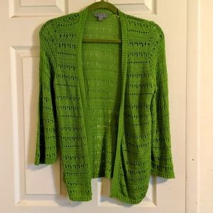 2/$10 Joseph A open knit cardigan